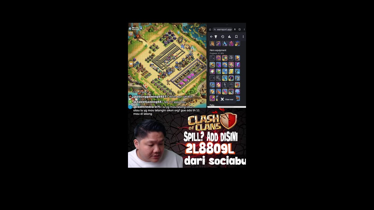 Cari COC Indonesia? Join @solyclasher live coc indonesia #shorts #liveshorts