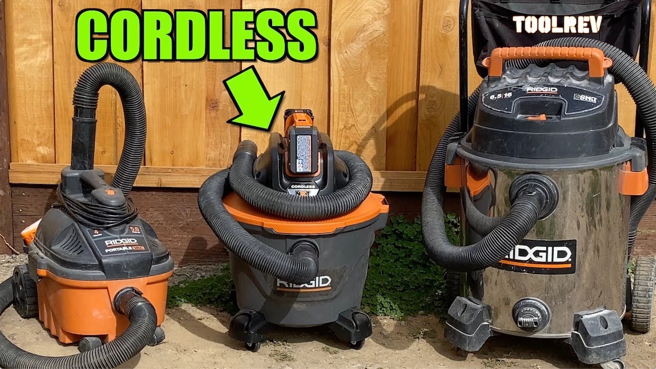 Обзор беспроводного пылесоса RIDGID 9 галлонов 18 В