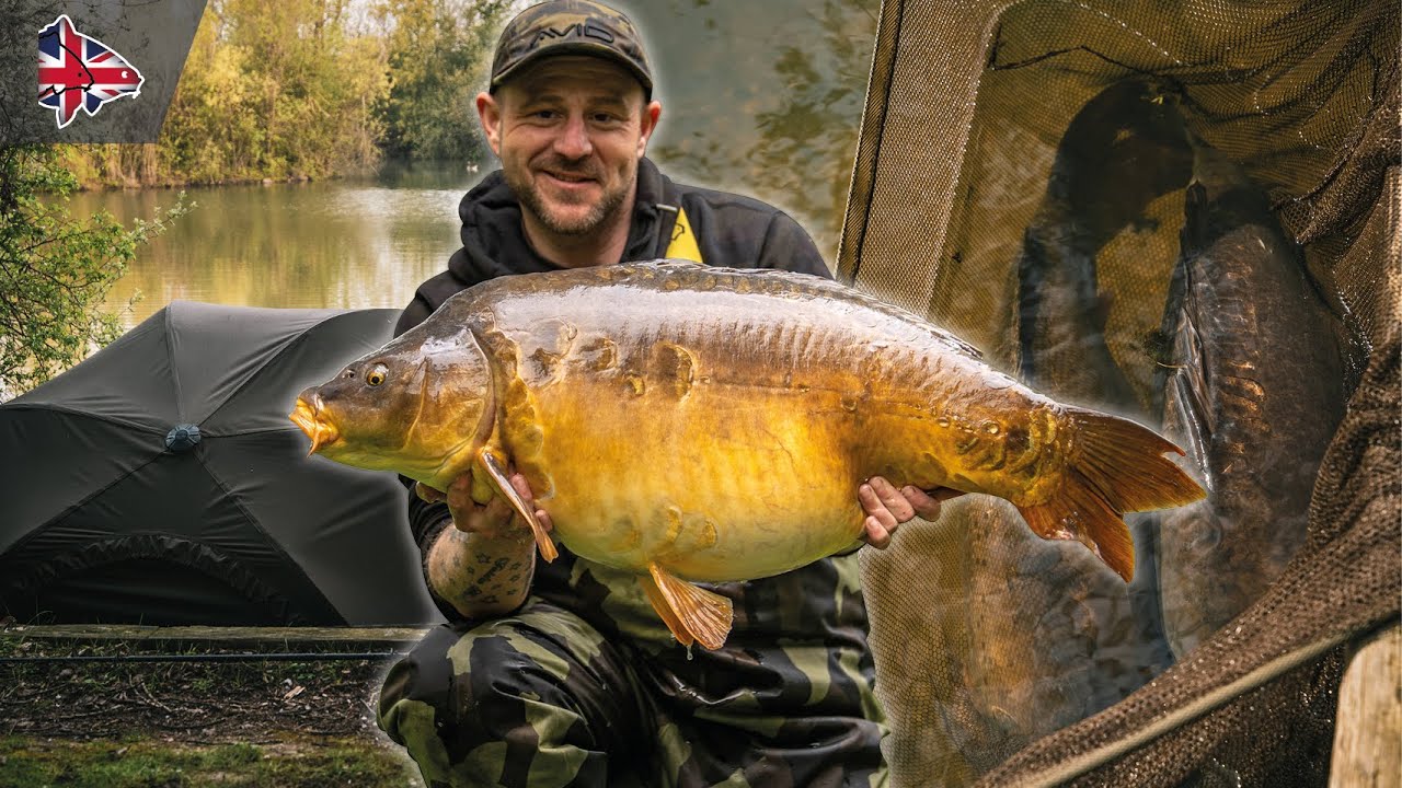 BIG CARP FISHING | Paul Heseltine's Quest for a 60lb Carp at Rosemere (Featuring Two 40lb Carp!)
