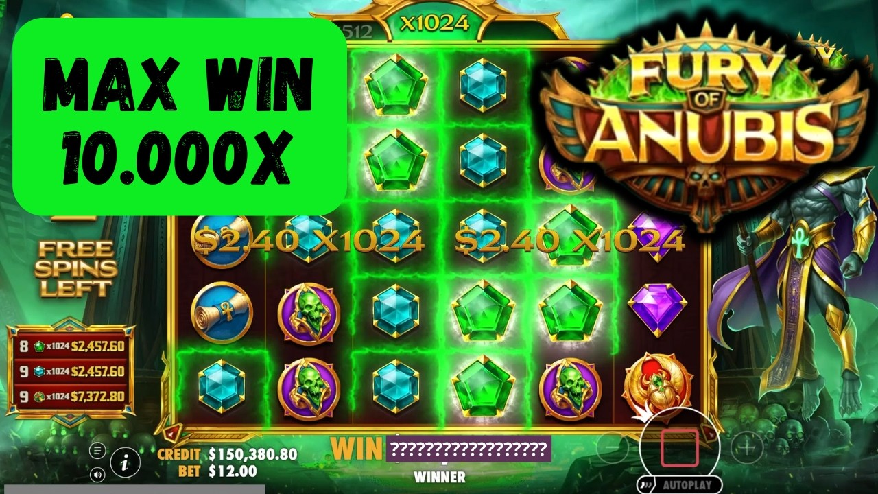 FURY OF ANUBIS | MAX WIN 10.000X (PRAGMATIC) - MR MAX WIN SLOT ONLINE