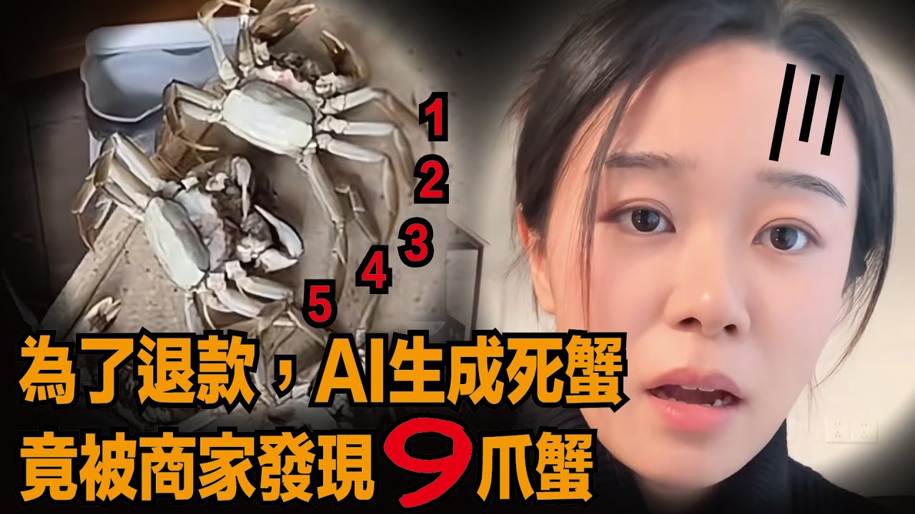 買家靠AI生成，把活蟹變成了死蟹；竟被賣家發現諸多漏洞！電商平台成為了AI發展的重度受災區