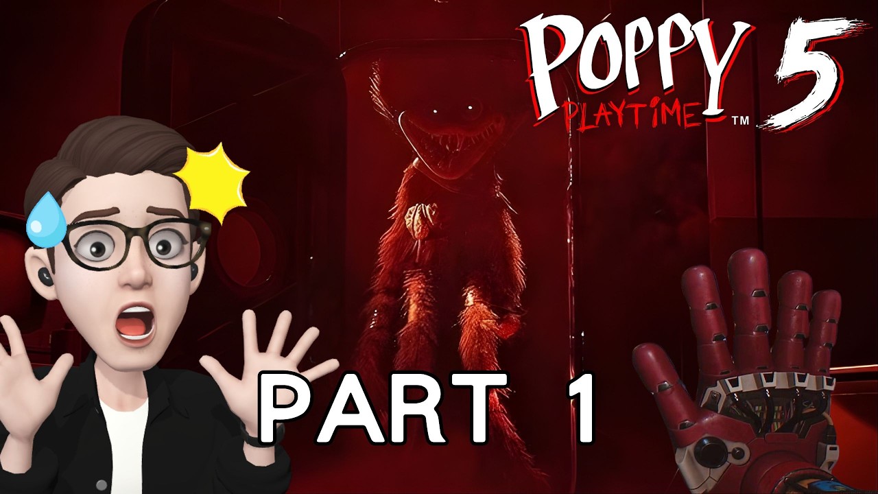 一開局就被Huggy Wuggy追10分鐘！Poppy Playtime 第5章開跑！進入恐怖工廠最深處，探索那最黑暗的秘密！（PART 1）