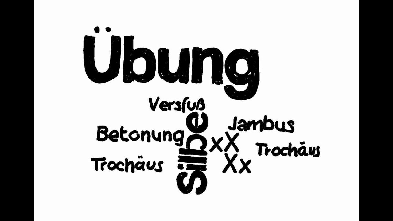 Metrum: Jambus und Troch&auml;us: &Uuml;bung