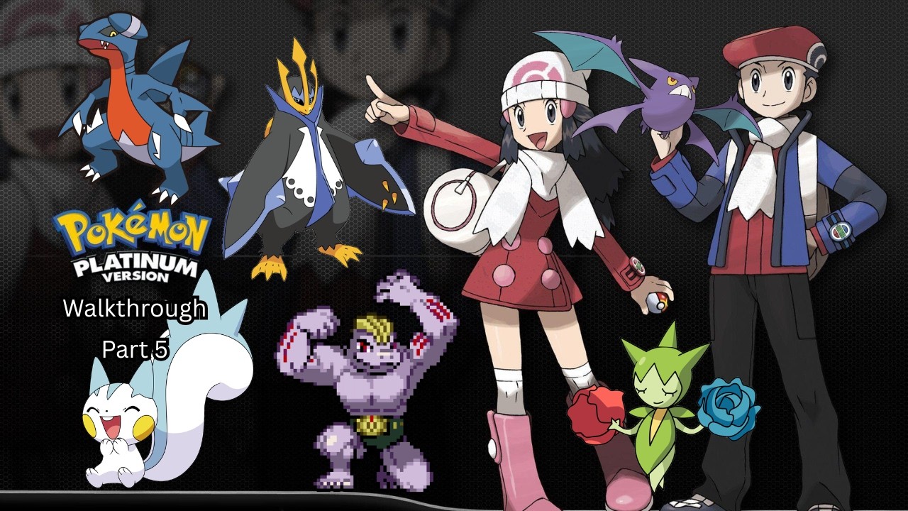 Going through with getting the third and fourth gym badges! | Pokemon Platinum Walkthrough, Part 5