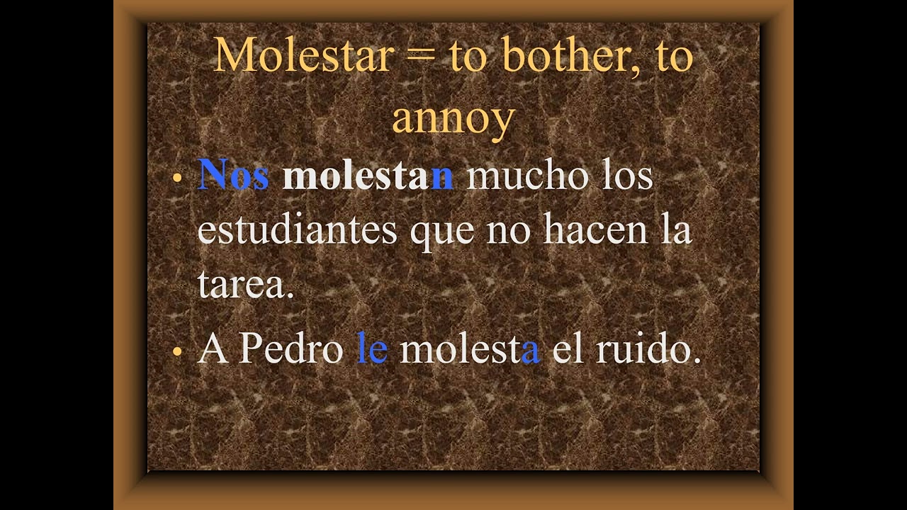 verbs like gustar