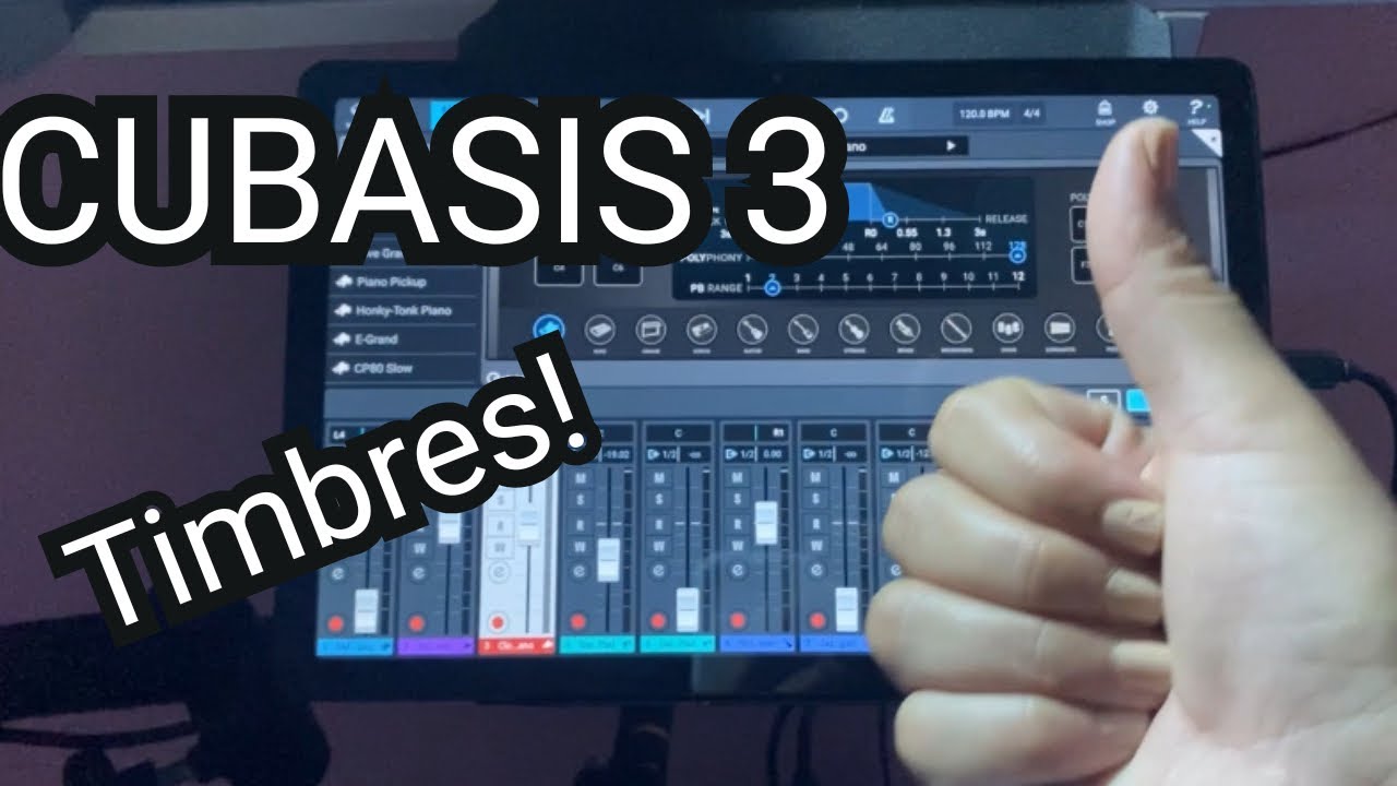 Cubasis 3 - Timbres de pianos #cubasis3 #cubasis #tecladistas #teclado 