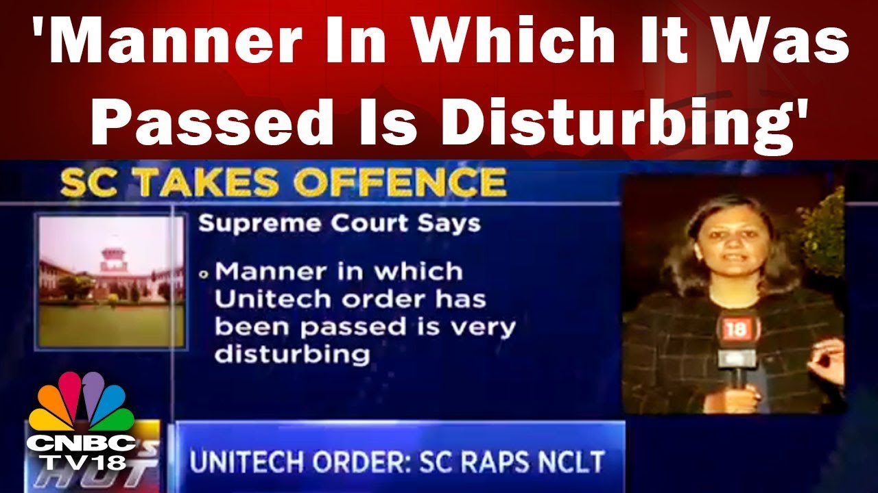 'Manner In Which It Was Passed Is Disturbing': SC On NCLT Order | CNBC TV18