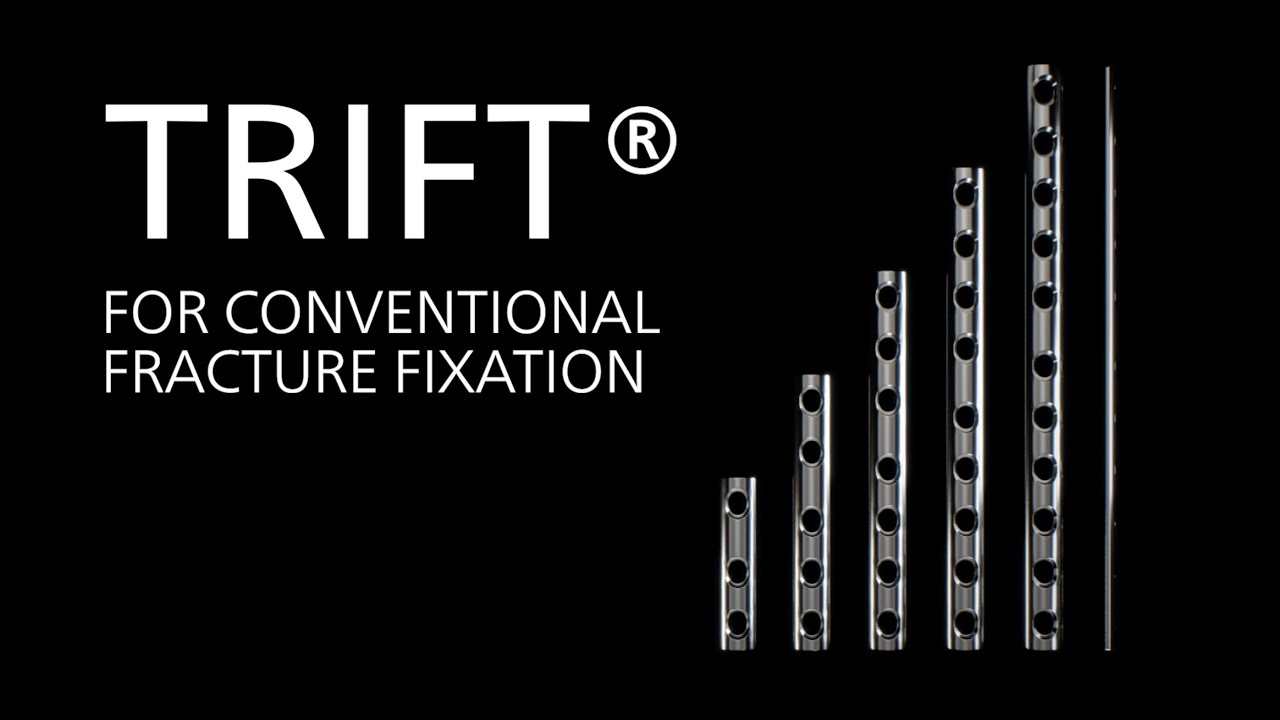 Bonebridge TRIFT&reg; 3.5mm 1/3 Tubular Plate
