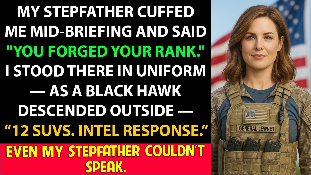 My Stepfather Cuffed Me Mid-Pentagon Call — Then Froze When a Black Hawk Helicopter Pulled Up