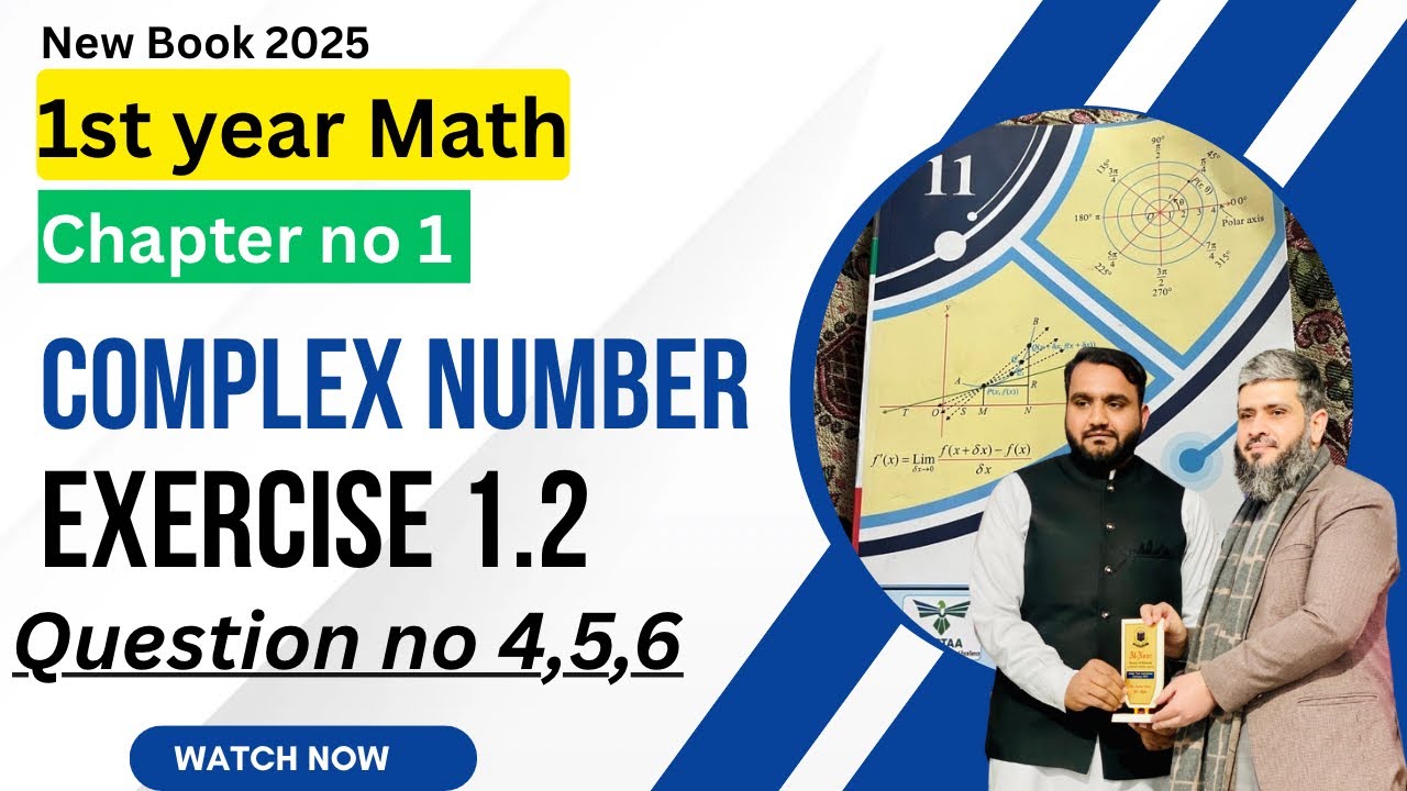 Class 11th Exercise 1.2 Question no 4,5,6 ||New Math 2025 || 1st year|| 11th class math Exercise 1.2