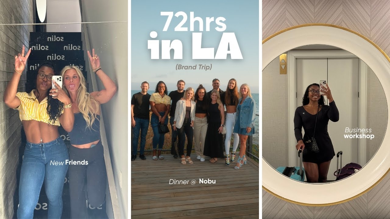 Travel Vlog | 72hrs in LA | Workshop | Nobu dinner | Pilates
