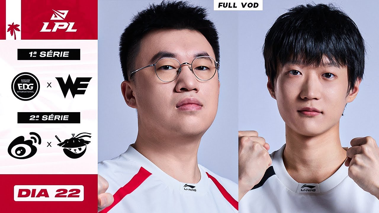 AO VIVO: EDG x WE | WBG x AL | LPL dia 22 | ILHA DAS LENDAS !cupom !sadia !grupo !kbmidl