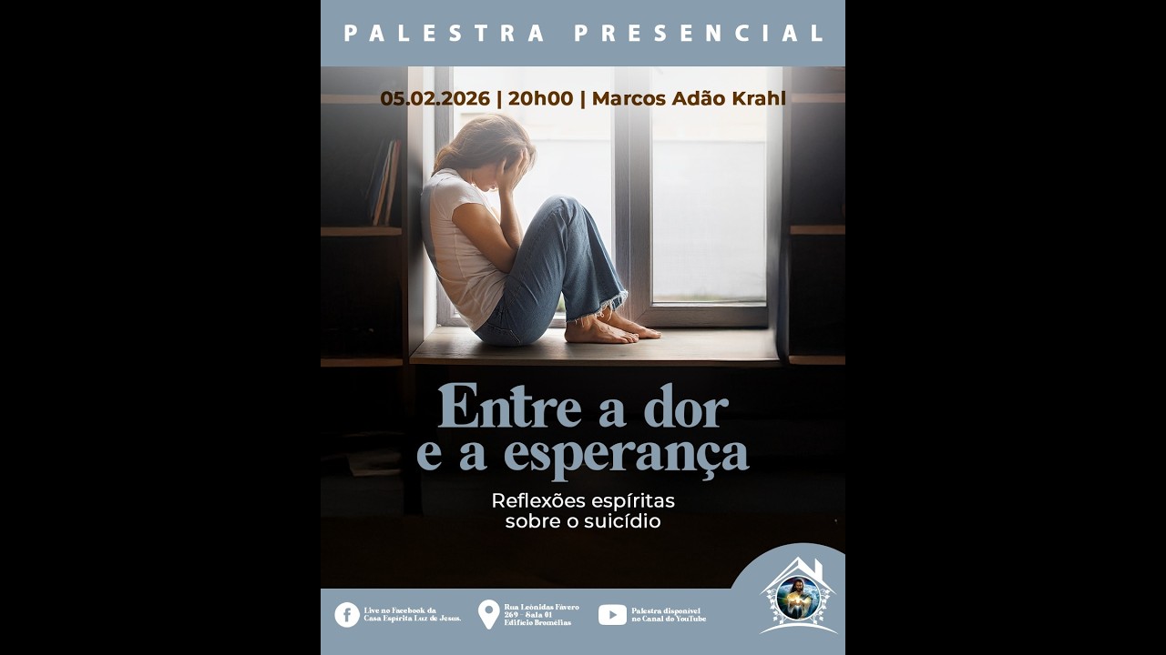 Entre a dor e a esperança. Com o palestrante Marcos Adão krahl