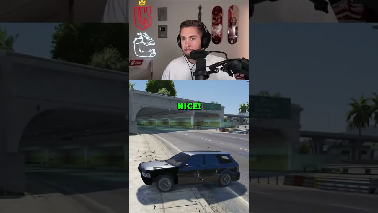 EPIC JUMPS To Escape Cop Chase! #shorts #gtarp #changgang