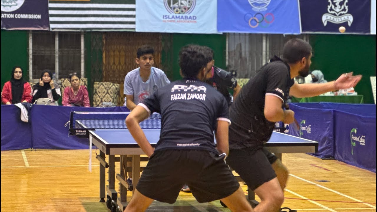 KP vs Wapda, Men’s Team Events Semi Finals, 35th National Games Karachi