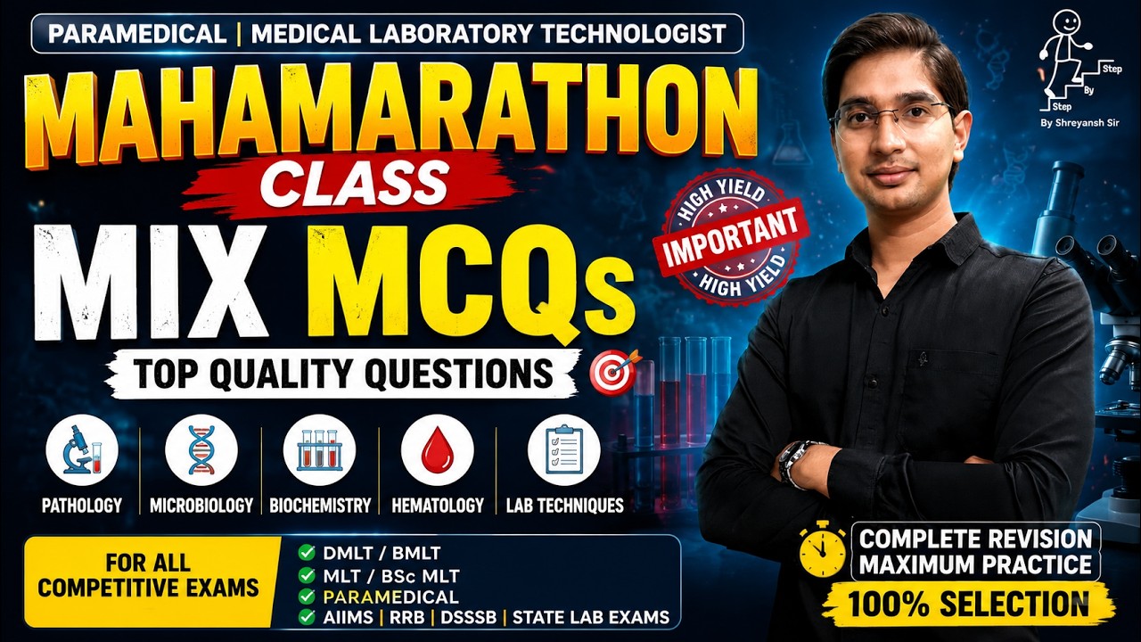 Marathon Class for AIIMS CRE 5 | Most Important Qus | #class19  #aiims#aiimscre2026  #livestream