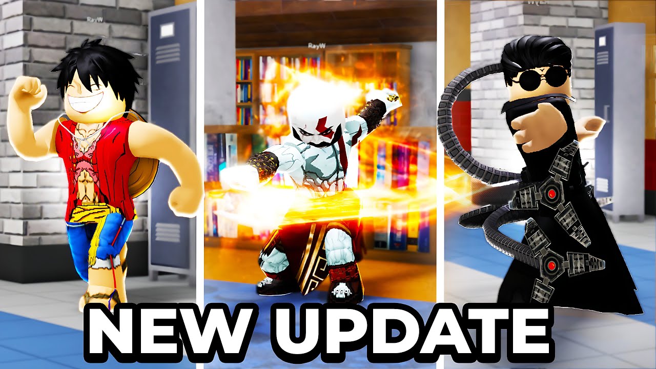 ROBLOX FIGHT IN A SCHOOL GOT A NEW UPDATE
