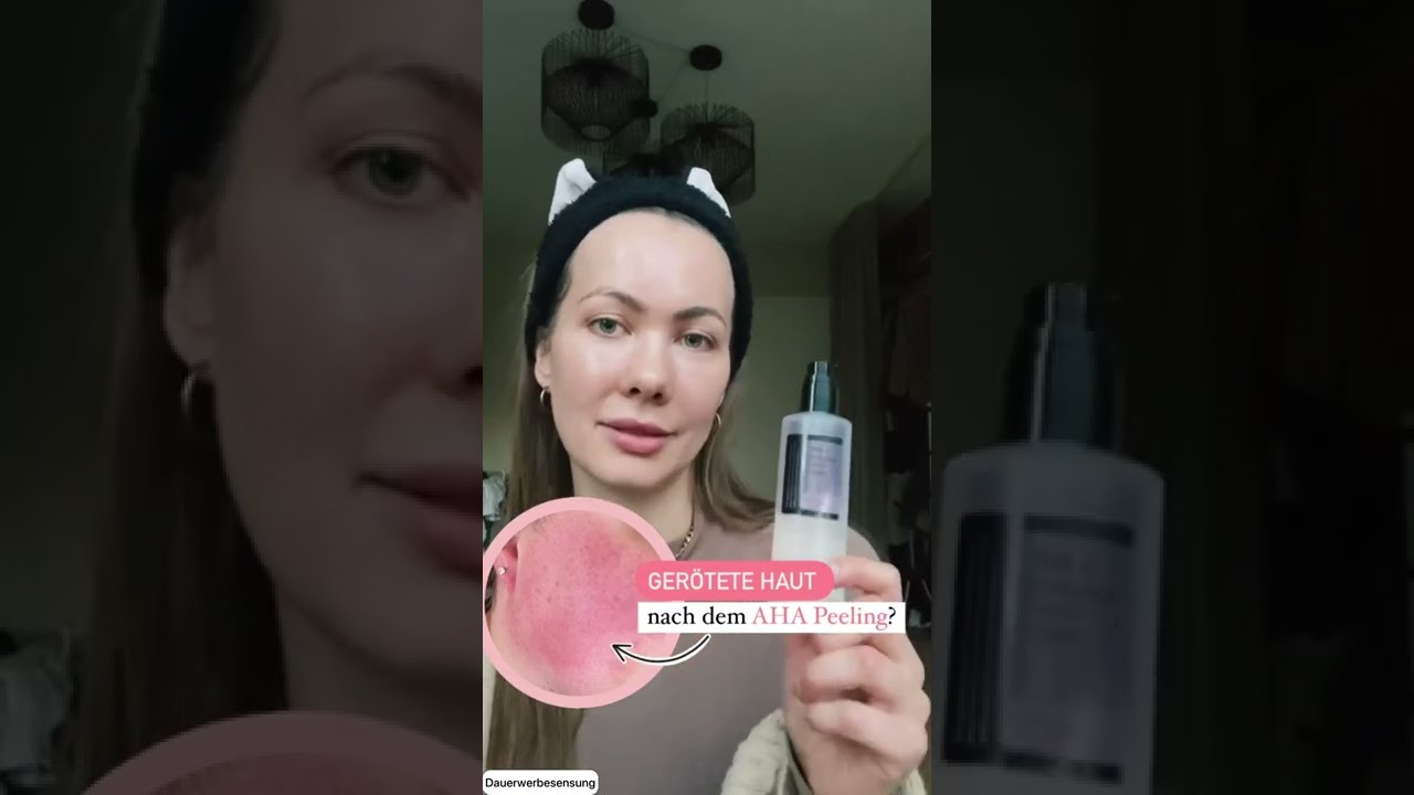 Ger&ouml;tete Haut nach AHA Peeling? | 👉Das machst Du falsch!