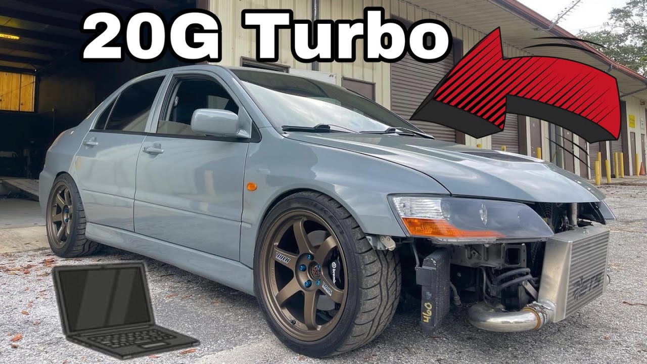 20G turbocharged Evo 8 makes power