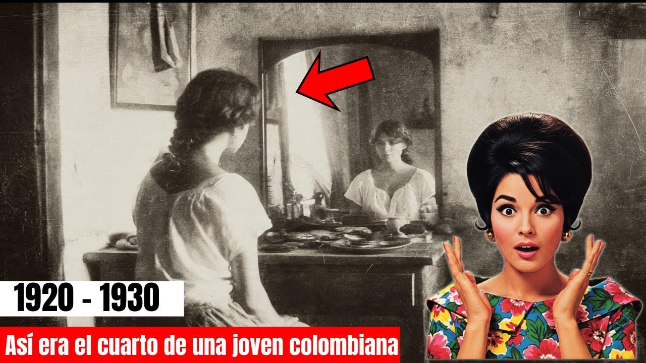 Así era el cuarto de una joven colombiana en 1920–1930