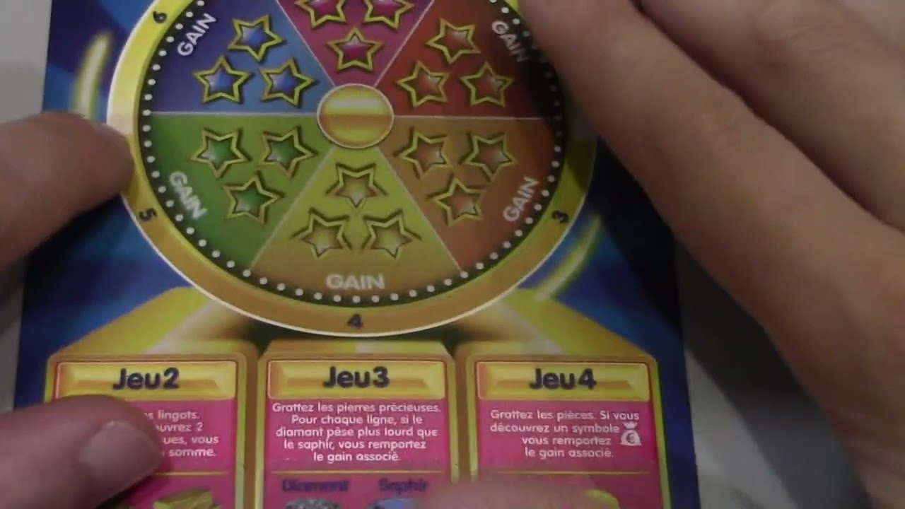 Ticket de Grattage,1Cash,2 MAXI BLACK JACK, 2 Millionnaires,5 Black Jack, la chance ou pas la chance