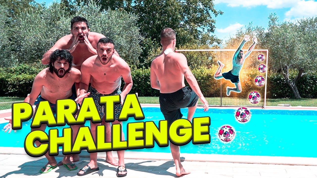 ⚽ PARATA FOOTBALL CHALLENGE in PISCINA con gli ELITES!