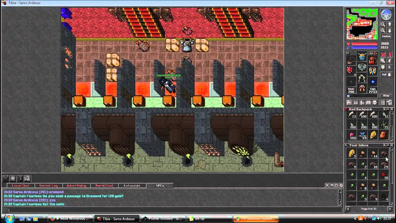 Tibia yasir, mailbox, hajs, domek, granie, premium scroll PL by BoleqxTV