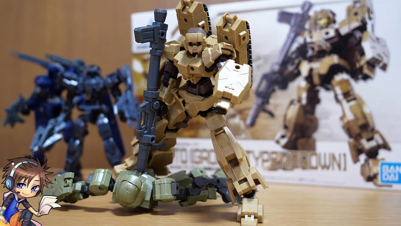 ガンプラ感覚で組める！30MMに陸戦仕様が登場！30MM 1/144 eEXM-17 アルト (陸戦仕様) ブラウン レビュー