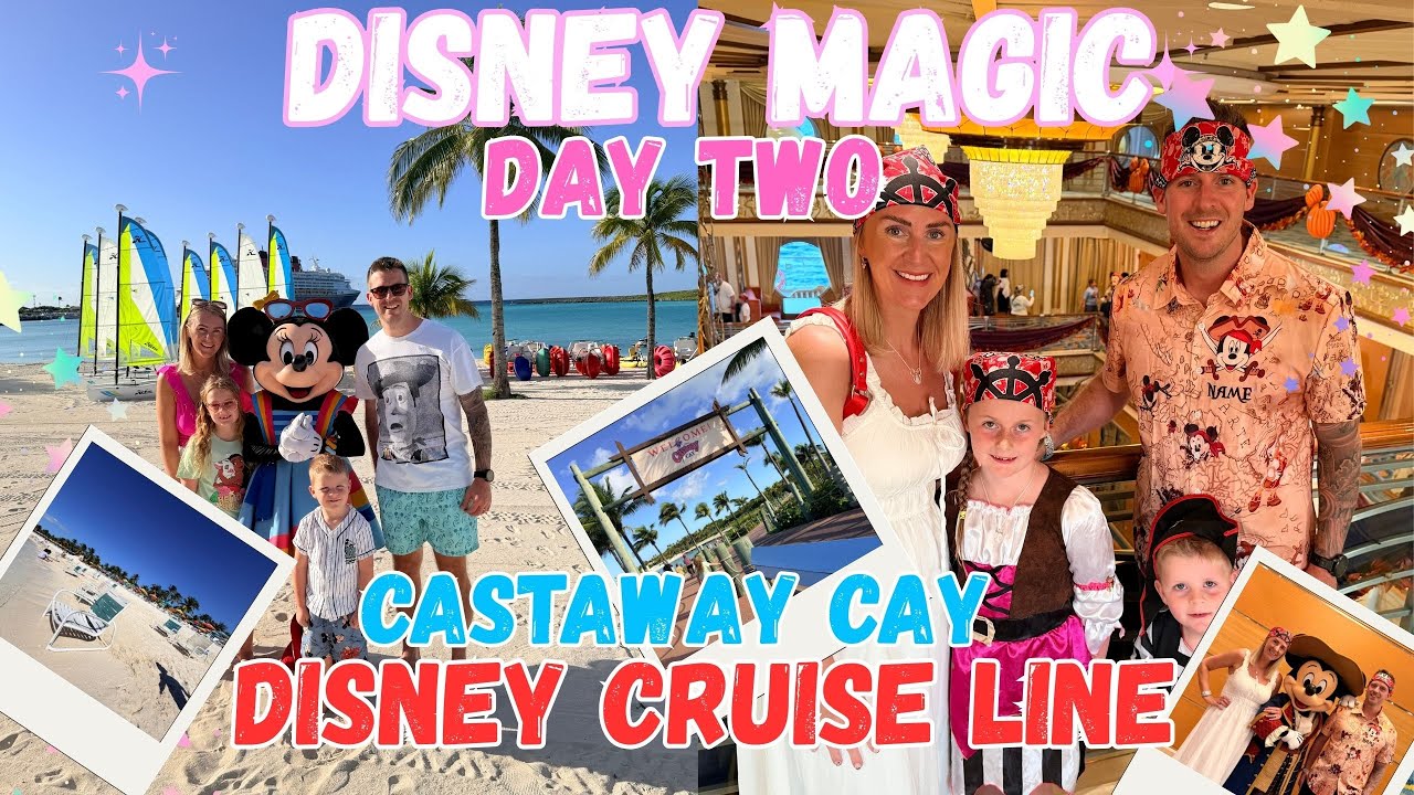 DISNEY CRUISE VLOG. DAY TO. CASTAWAY CAY. FAMILY VLOG.