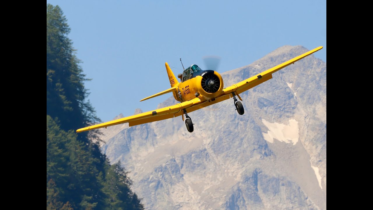 Ambri Fly In Mountain Airport   more than 120 aircraft and helicopters