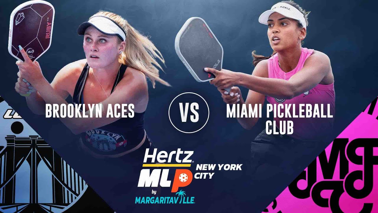 Brooklyn Aces vs. Miami Pickleball Club | Premier Level | Hertz MLP NYC 2024