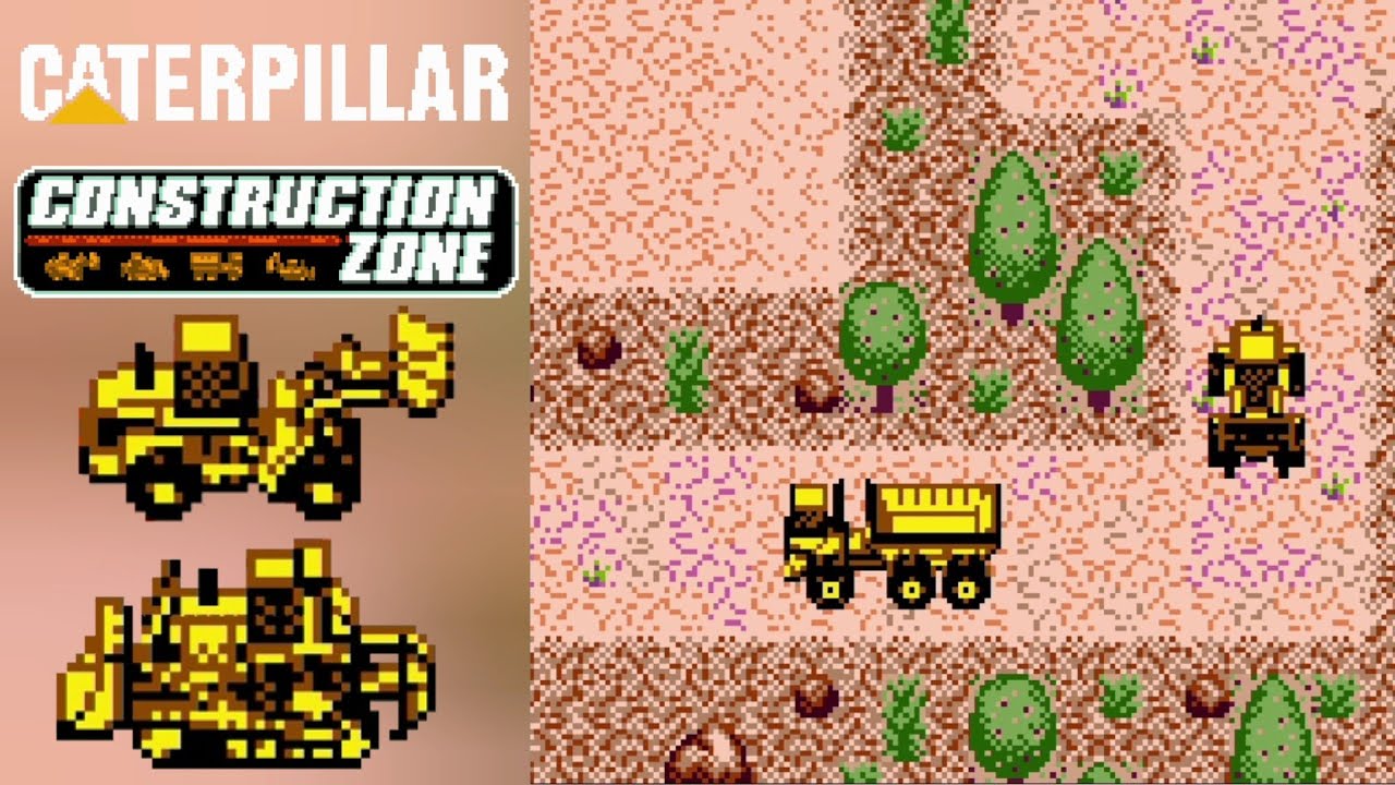 Caterpillar: Construction Zone - GBC Gameplay