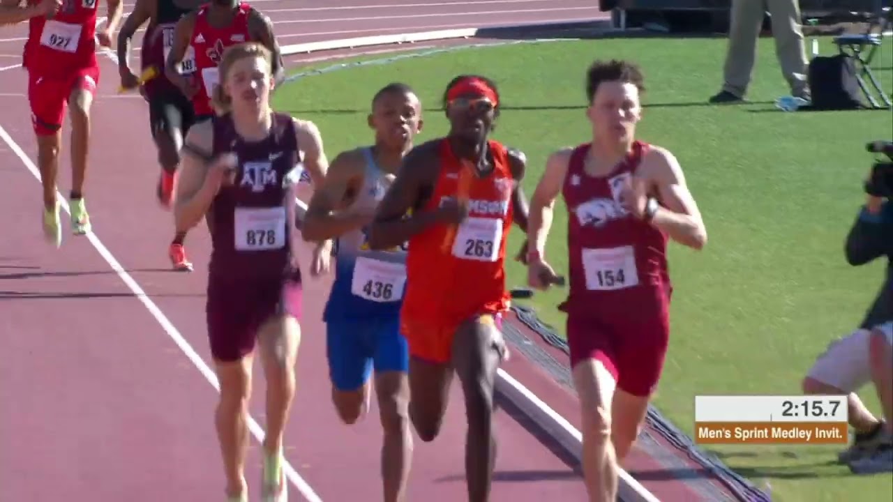 Texas Relays Sprint Medley Relay Final (3:14.64)