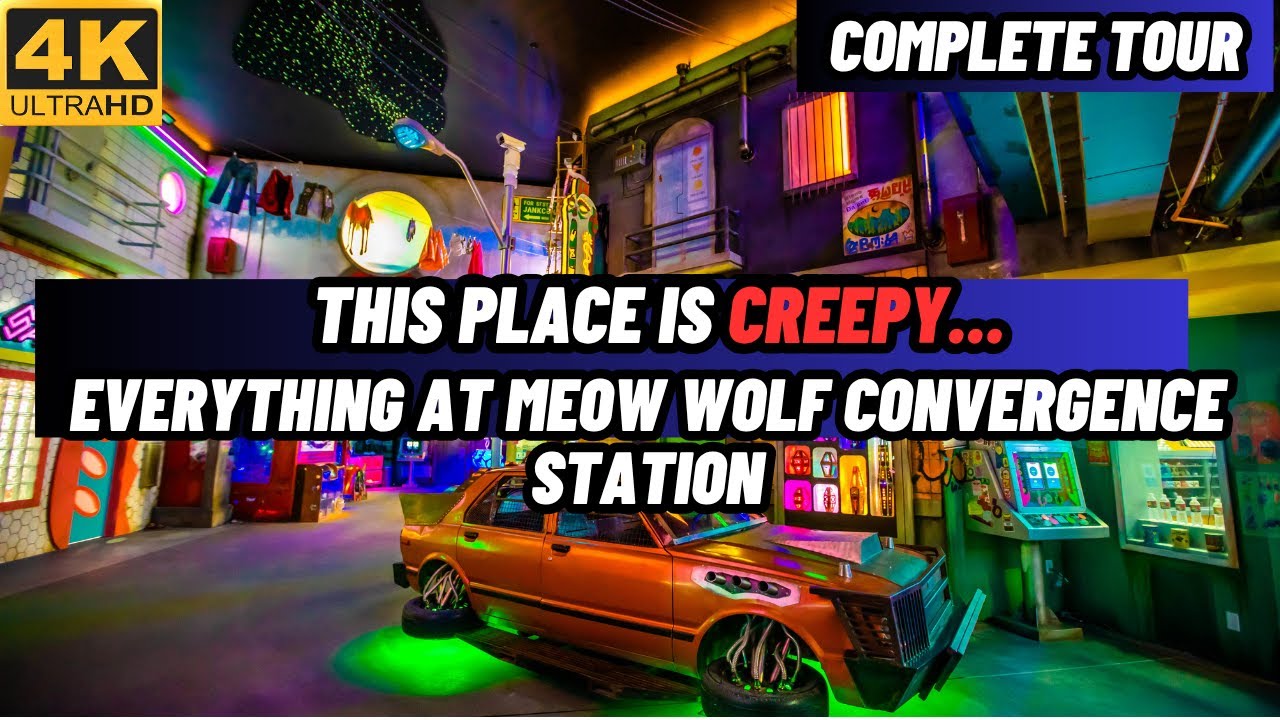 EVERYTHING AT MEOW WOLF CONVERGENCE STATION | Full Tour | All Areas | DENVER