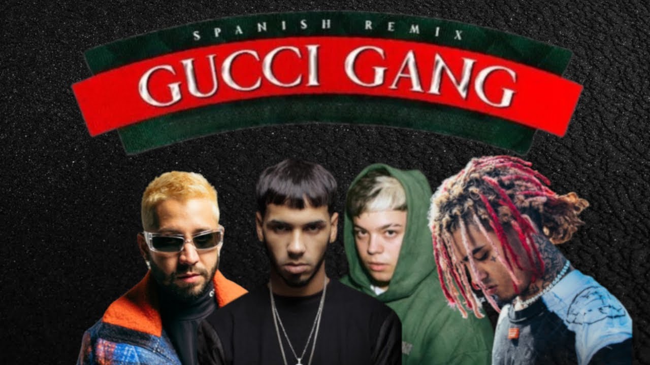 Gucci Gang Lil Pump Spanish Remix Ft. Anuel, Mora, Saiko (Video oficial) | IA