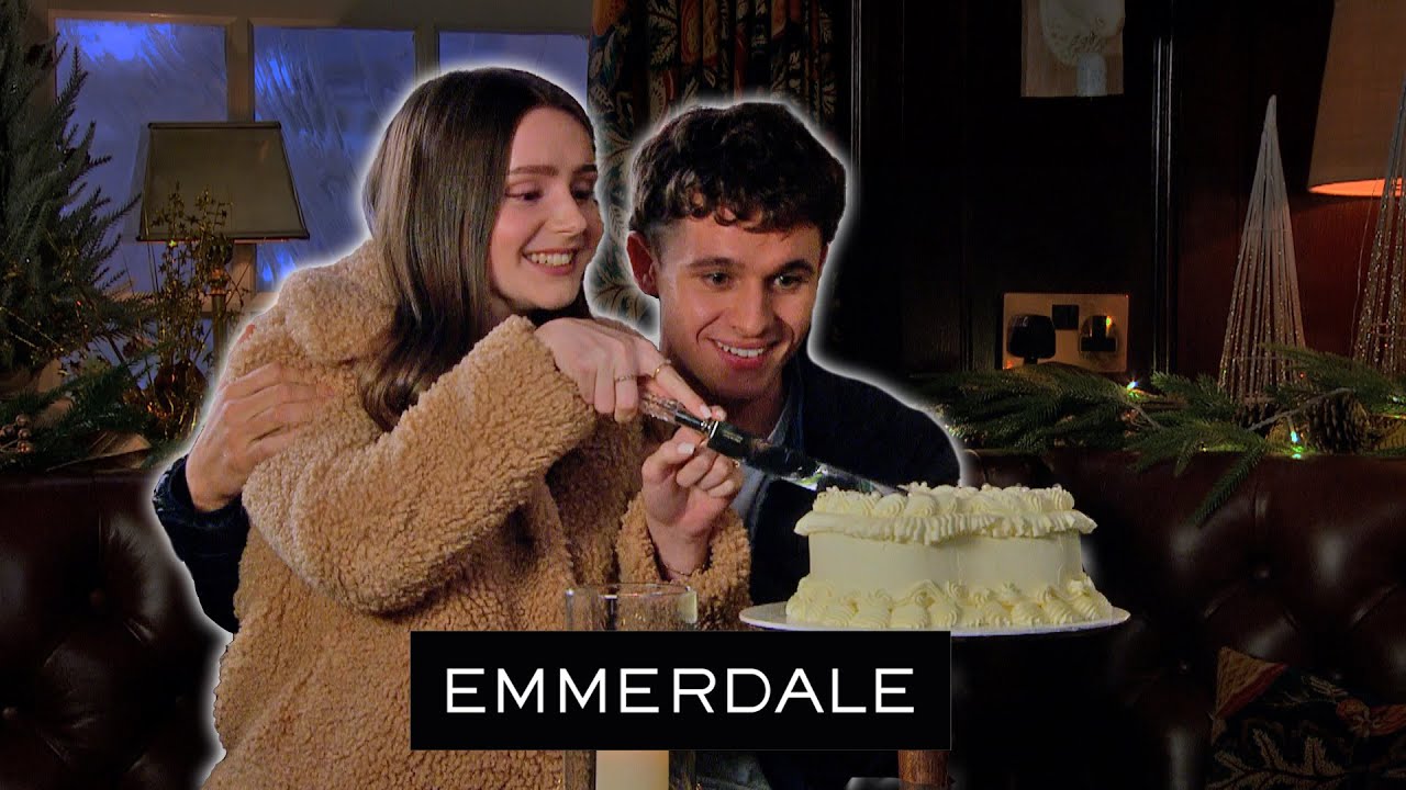 Sarah And Jacob's Christmas Eve Surprise | Emmerdale