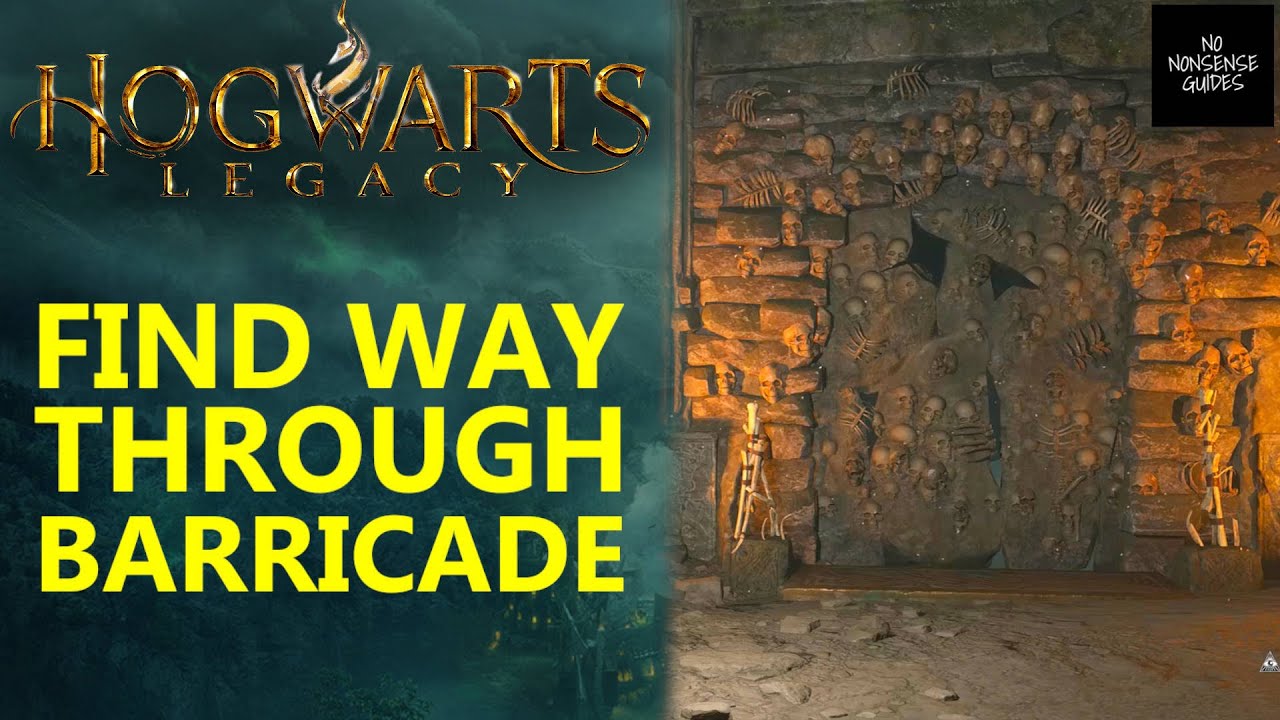 Hogwarts Legacy In the Shadow Of Time - Find Way Through Barricade