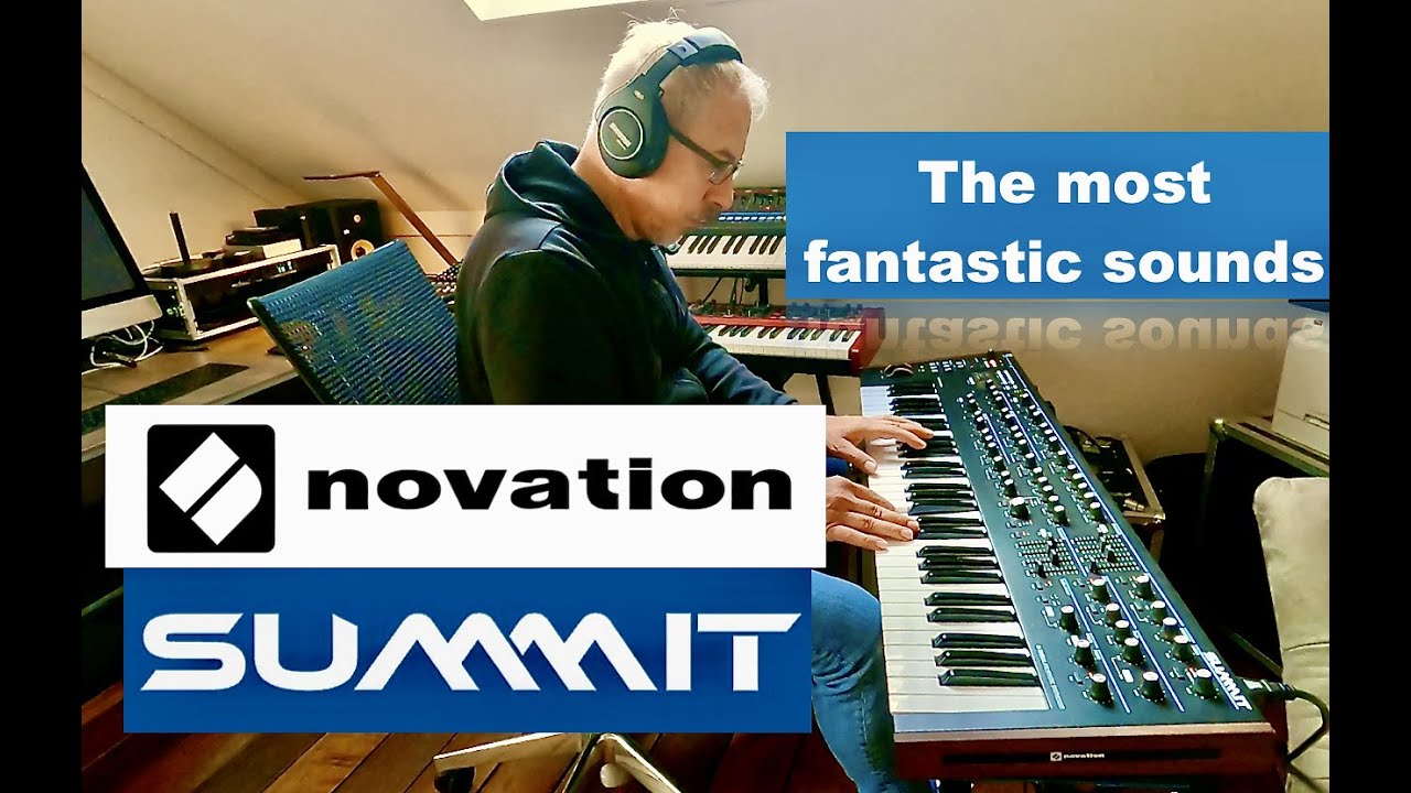 Novation Summit - The most fantastic Sounds - no talking (One of the best  eighties sounding synth)