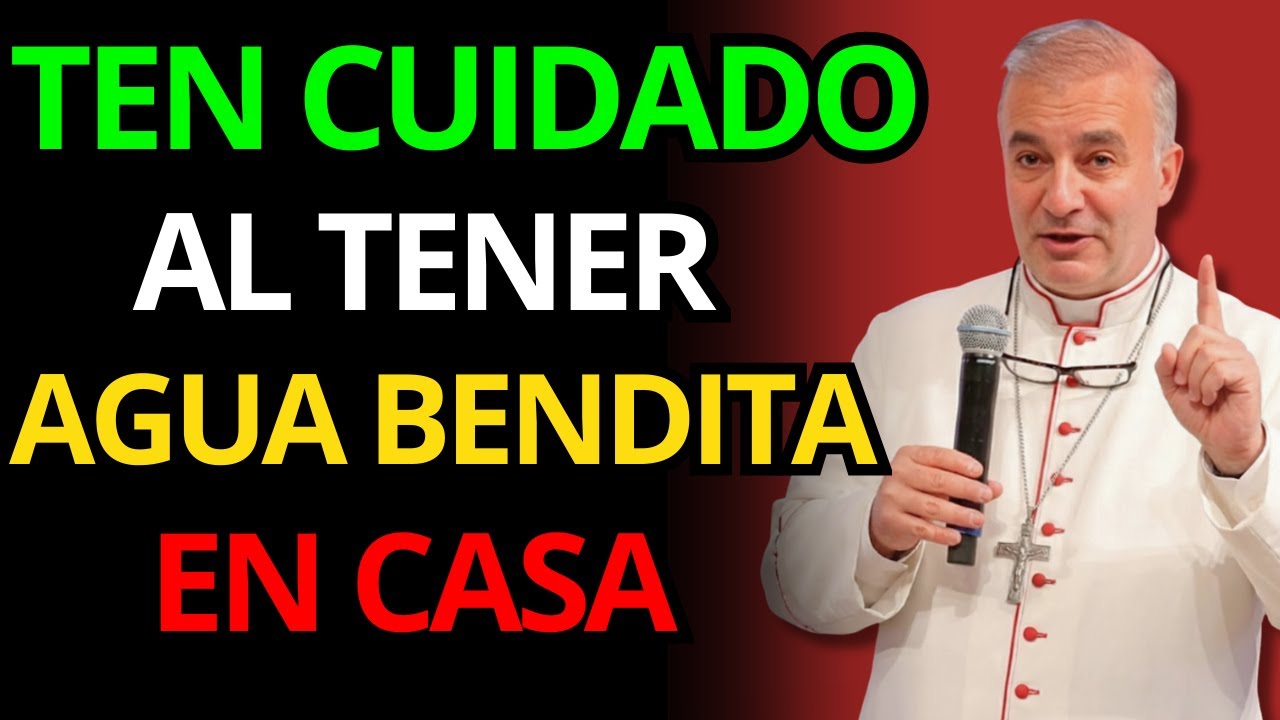 NUNCA HAGAS ESTO CON AGUA BENDITA EN CASA | Padre Ángel Espinosa