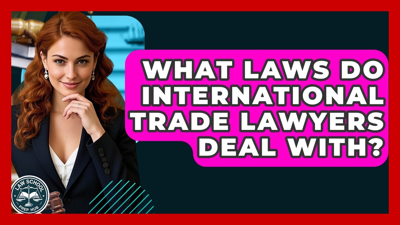What Laws Do International Trade Lawyers Deal With? - Law School Prep Hub