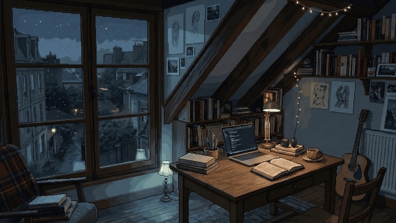 [Playlist] Midnight Alone... 🌙 | Lofi Beats for Late Night Thoughts & Quiet Work