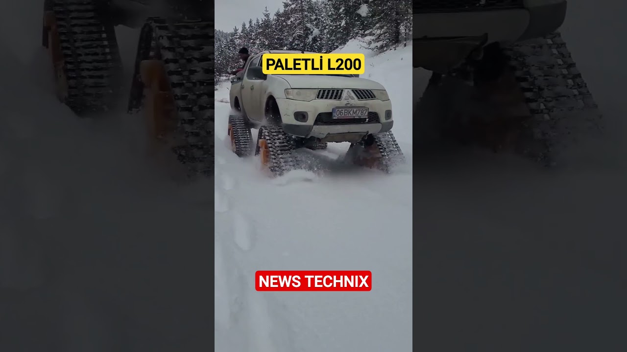 PALETLI L200 #l200 #mitsubishi #offroad #4x4 #snow #pickup #car #new #news #newstech #shorts #short