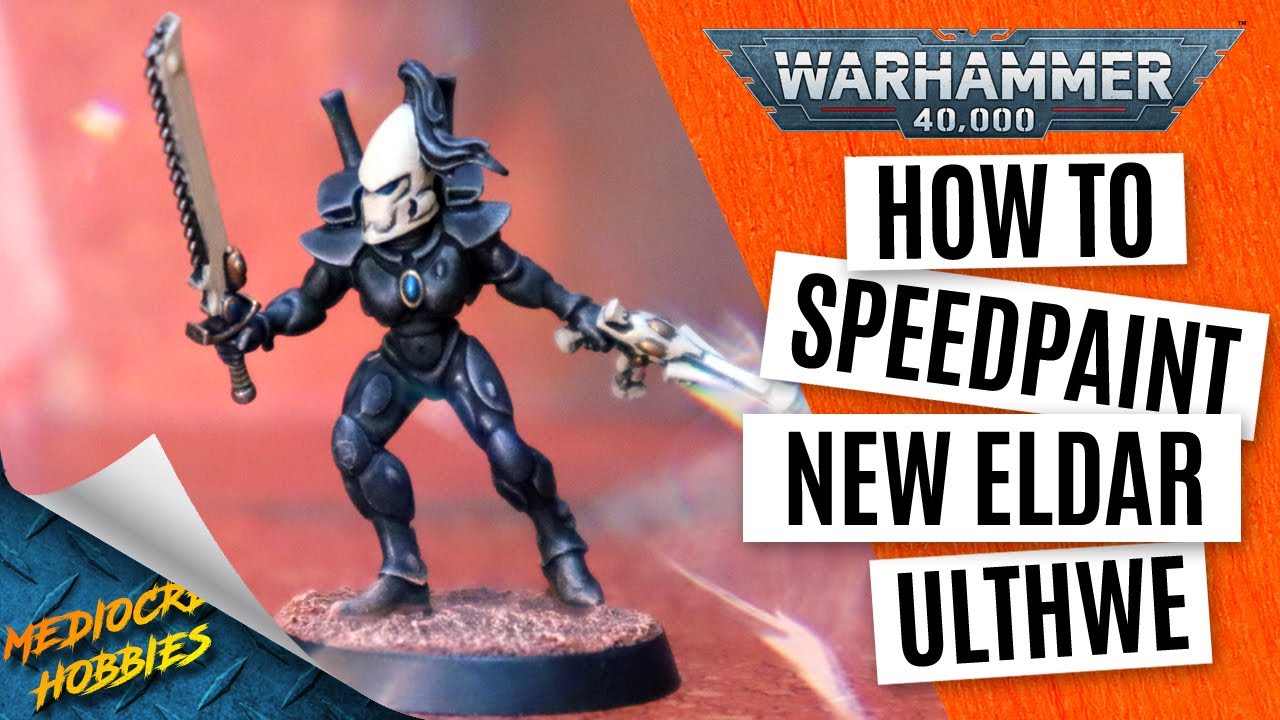 How to Speed Paint Eldar Ulthwe Storm Guardian for Warhammer 40k (Craftworlds Series Part 1!)
