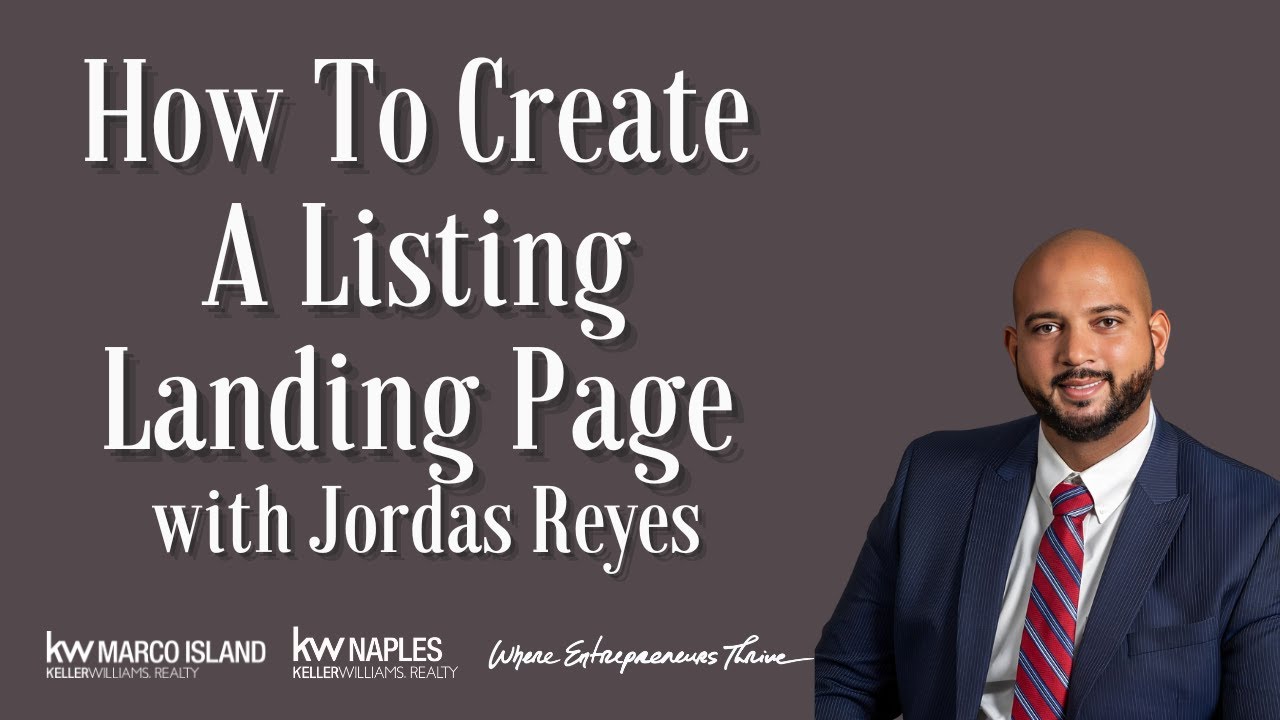 Creating a Property Landing Page on KW Command Website