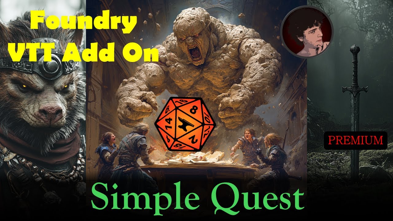 Foundry VTT - V12 - Add on: Simple Quest by Ripper93 - Part 2