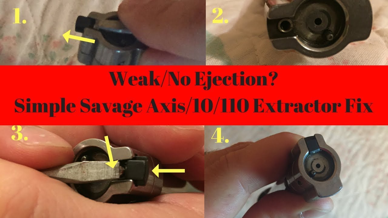 How to Replace Savage Axis/10/110 Extractor!