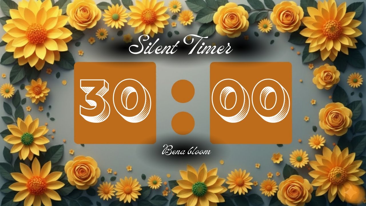 30-Minute Focus Timer ✨ | Silent Study & Relaxation with a Cute Peep