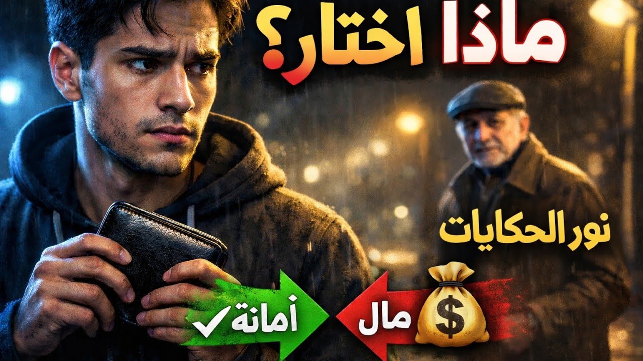 وجد محفظة مليئة بالمال في الطريق… لكن ما حدث بعدها غيّر حياته للأبد!🫣😉🤔#اكسبلور#ترند#tiktok#short