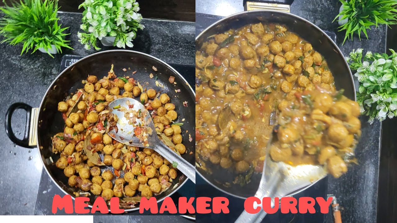 Meal maker curry 🍛 😋 #Mealmakercurry # mealmakerrecipes 