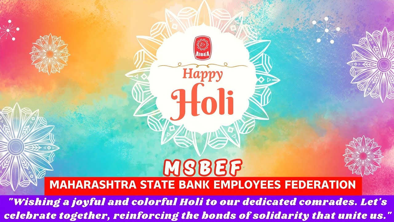 Happy Holi #MSBEF